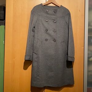 BCBG Max Azria Double Breasted Gray Wool  Coat size M